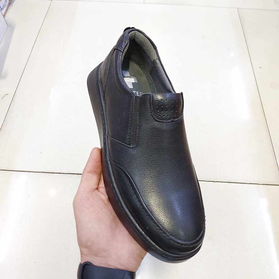 کفش طبی راحتی مردانه چرم طبیعی تبریز کد 2797